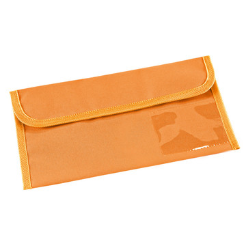 AIRLINE. Borsa portadocumenti da viaggio 600D - 128 - Arancione