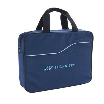 DOHA. Cartella per conferenze 600D - 104 - Blu