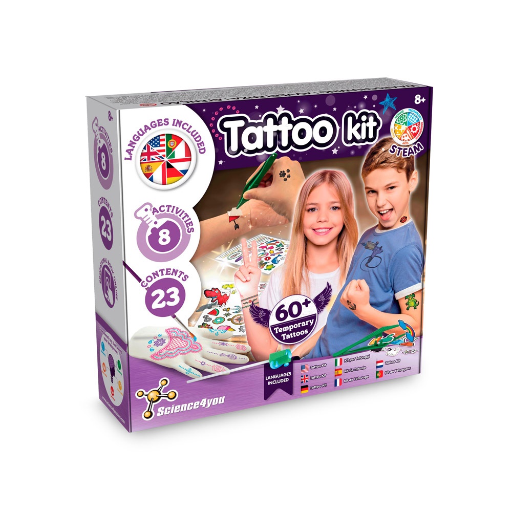 Tattoo Factory Kit I. Gioco educativo per bambini