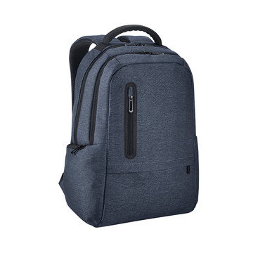 RE-BOSTON. Zaino per laptop impermeabile in nylon riciclato 2Tone con scomparto in poliestere riciclato 210D - 104 - Blu