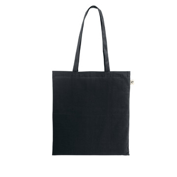 MEXICO. Borsa in cotone riciclato (70%) e poliestere (30% rPET) (150 g/m²) - 103 - Nero