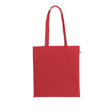 MEXICO. Borsa in cotone riciclato (70%) e poliestere (30% rPET) (150 g/m²) - 105 - Rosso