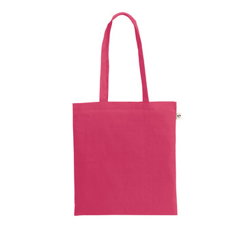 MEXICO. Borsa in cotone riciclato (70%) e poliestere (30% rPET) (150 g/m²) - 102 - Rosa