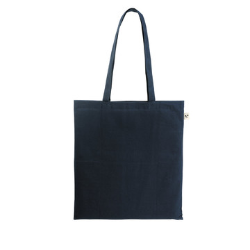 MEXICO. Borsa in cotone riciclato (70%) e poliestere (30% rPET) (150 g/m²) - 134 - Blu scuro