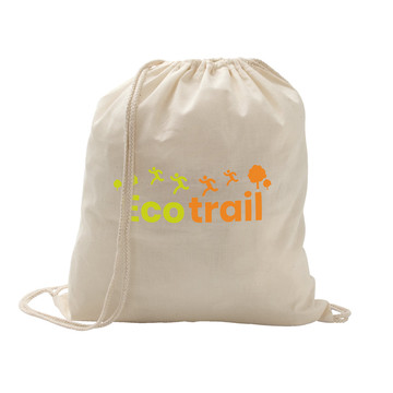 HANOVER. Zaino a sacca in cotone 100% (103 g/m²) - 150 - Naturale chiaro