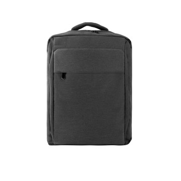 COVENTRY. Zaino porta laptop completamente imbottito in poliestere riciclato ad alta densità 300D e fodera in poliestere riciclato 210D 15.6' - 133 - Grigio scuro