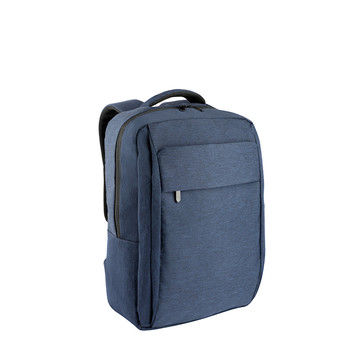 COVENTRY. Zaino porta laptop completamente imbottito in poliestere riciclato ad alta densità 300D e fodera in poliestere riciclato 210D 15.6' - 134 - Blu scuro