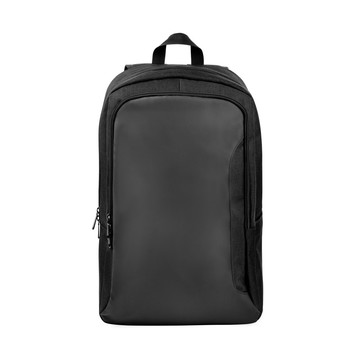 DRAMMEN. Zaino porta computer in poliestere riciclato 600D ad alta densità - 103 - Nero