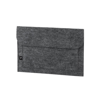 FELPY SLEEVE. Custodia per computer in feltro riciclato (100% rPET) - 133 - Grigio scuro