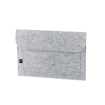 FELPY SLEEVE. Custodia per computer in feltro riciclato (100% rPET) - 123 - Grigio chiaro
