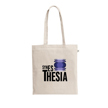 SVANETI. Borsa in cotone riciclato (70%) e poliestere (30% rPET) (150 g/m²) - 150 - Naturale chiaro