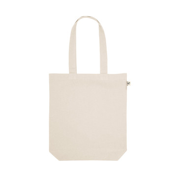 HARBOR. Borsa in cotone riciclato (70%) e poliestere (30% rPET) (280 g/m²) - 150 - Naturale chiaro