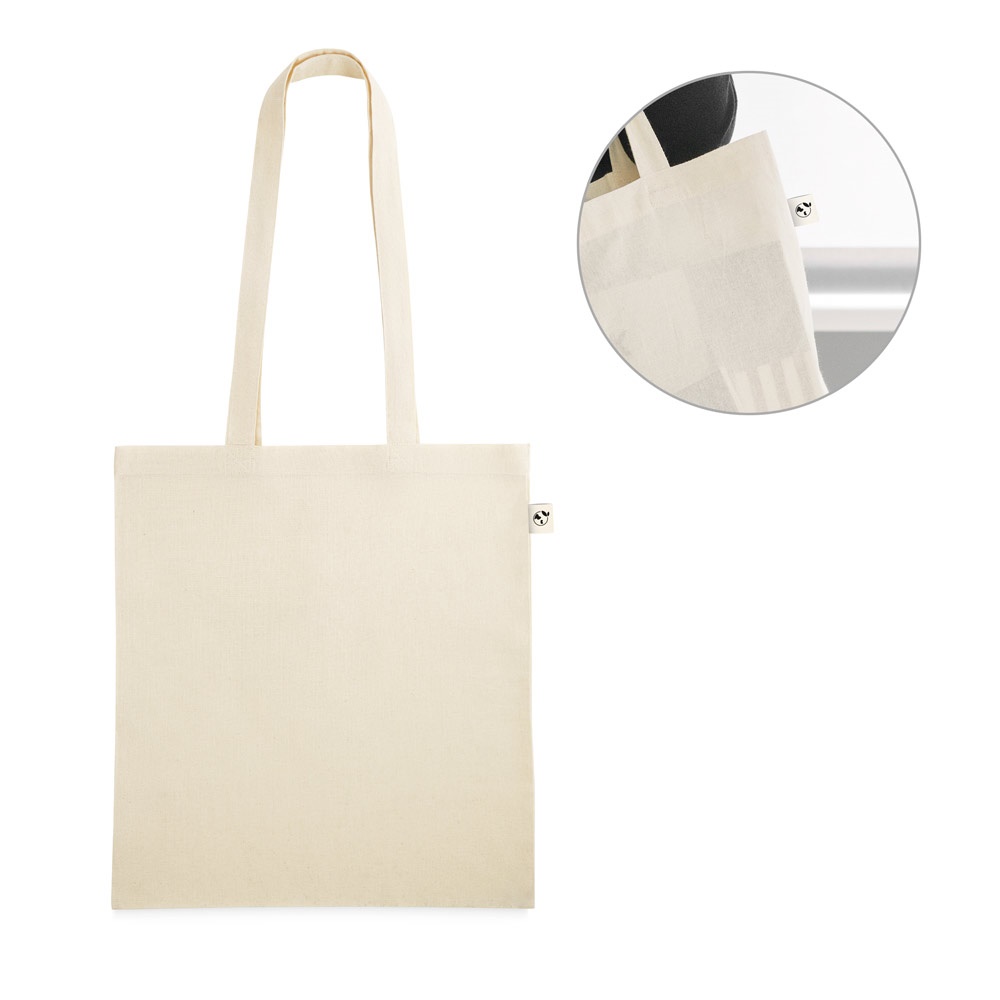 LEON. Borsa in 100% cotone biologico (140 g/m²)