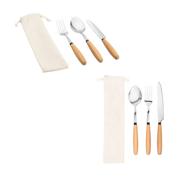 BOULUD. Set da 3 pezzi in legno di acacia