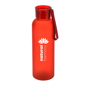 RIO rPET. Borraccia PET riciclato (100% rPET) con finitura opaca 600 mL - 105 - Rosso