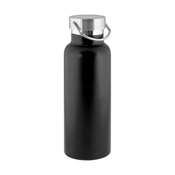 DUPLANTIS. Borraccia in acciaio inox (36% riciclato) con isolamento doppia parete 810 mL - 103 - Nero