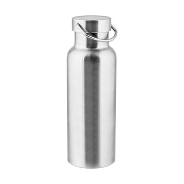 DUPLANTIS. Borraccia in acciaio inox (36% riciclato) con isolamento doppia parete 810 mL - 127 - Cromato satinato