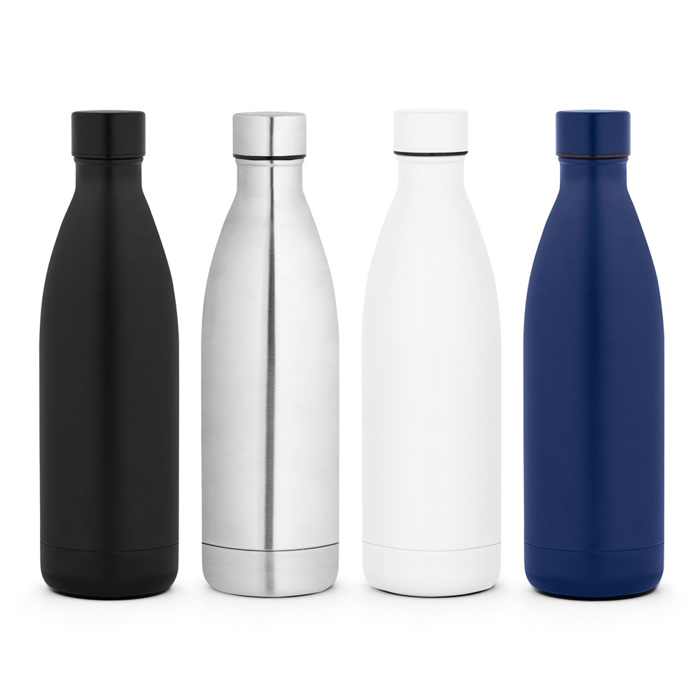 RE-BUFFON XL. Borraccia in acciaio inox con doppia parete (90% riciclato) 1L