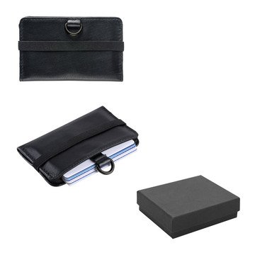 ORVYN. Portafoglio in pelle con protezione RFID per 10 carte