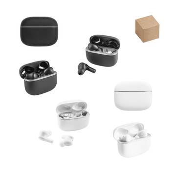 CAUBY. Cuffie wireless con ANC e 7 ore di durata della batteria con il ABS riciclato (100% rABS) - CAUBY. Cuffie wireless con ANC e 7 ore di durata della batteria con il ABS riciclato (100% rABS)