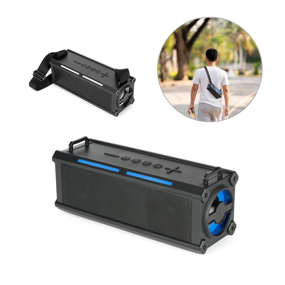 Timberlake. Altoparlante portatile da 16W con 6 ore di autonomia in ABS