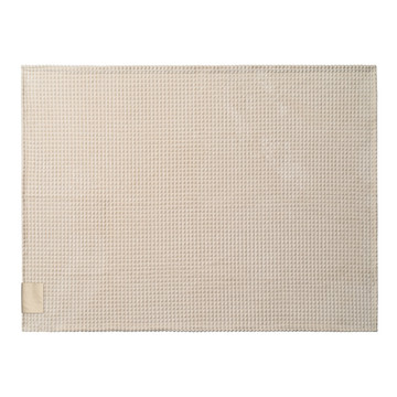 CELINE. Coperta in poliestere riciclato (100% rPET) con dettaglio cucito per la personalizzazione - 131 - Beige