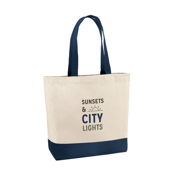EDMONTON. Borsa in canvas di cotone 100% (280 g/m²) - 104 - Blu