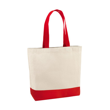 EDMONTON. Borsa in canvas di cotone 100% (280 g/m²) - 105 - Rosso