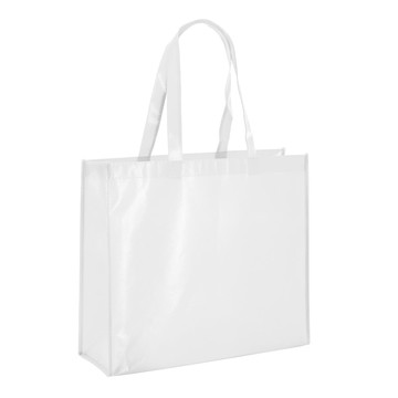 MILLENIA. Borsa in TNT laminato (110 g/m²) - 106 - Bianco