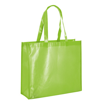 MILLENIA. Borsa in TNT laminato (110 g/m²) - 119 - Verde chiaro