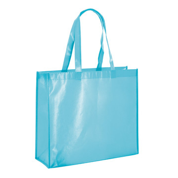 MILLENIA. Borsa in TNT laminato (110 g/m²) - 124 - Azzurro