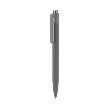 KYLIE. Penna a sfera in alluminio (riciclato al 94%) con clip innovativa - 123 - Grigio chiaro