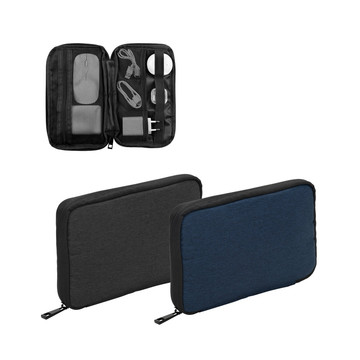 Newcastle BAG. Borsa organizer in poliestere riciclato 600D ad alta densità con spazioso scomparto principale per accessori tecnologici - Newcastle BAG. Borsa organizer in poliestere riciclato 600D ad alta densità con spazioso scomparto principale per accessori tecnologici