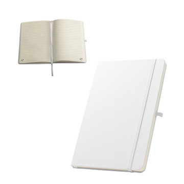 ANNE SUB. Quaderno A5 in poliestere riciclato (100% rPET) 300D, ideale per la personalizzazione tramite sublimazione - ANNE SUB. Quaderno A5 in poliestere riciclato (100% rPET) 300D, ideale per la personalizzazione tramite sublimazione