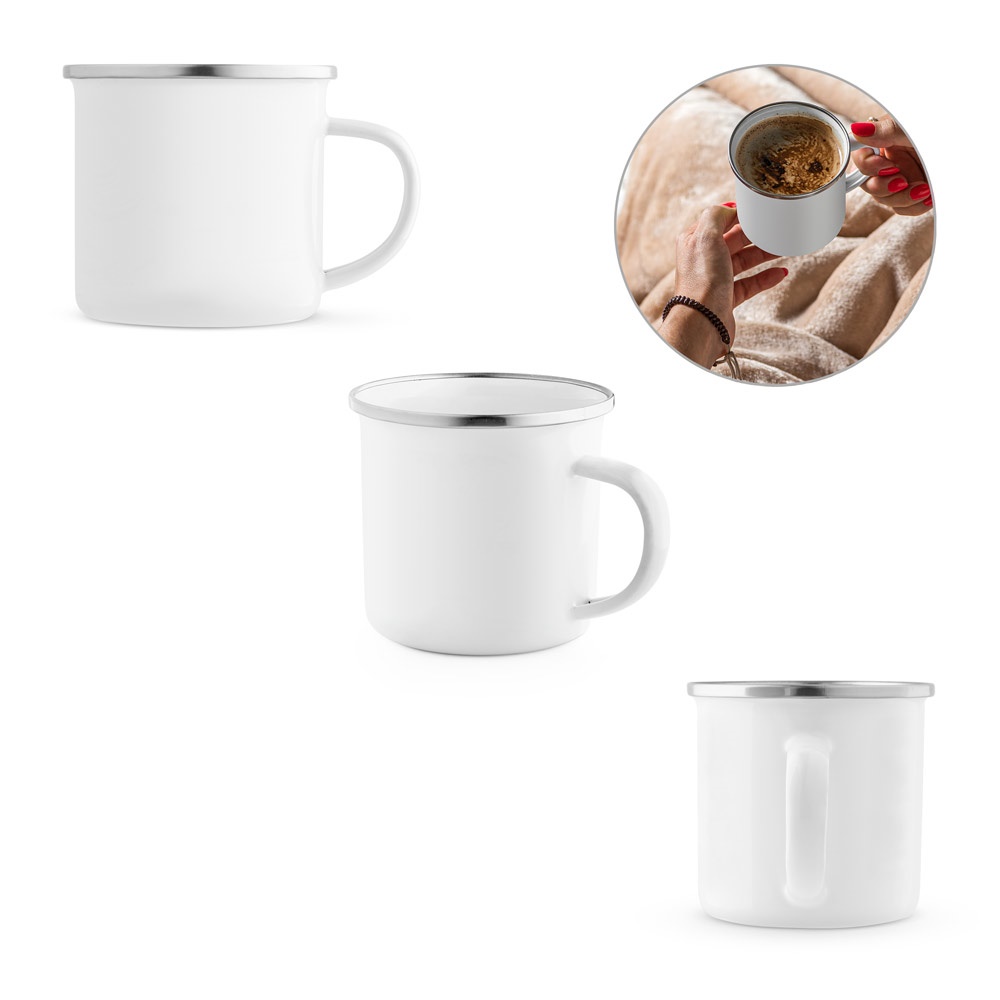 GOTZE SUB. Tazza smaltata ideale per la sublimazione 350 mL