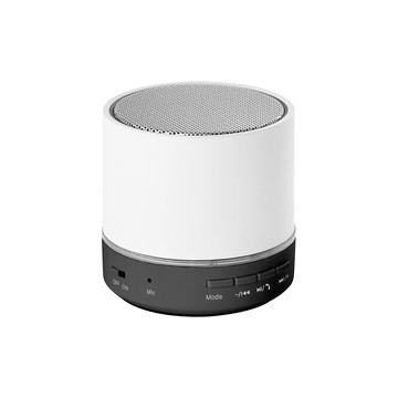 RE-PEREY. Altoparlante portatile da 3W con autonomia di 4h30m in ABS riciclato (100% rABS) - 106 - Bianco