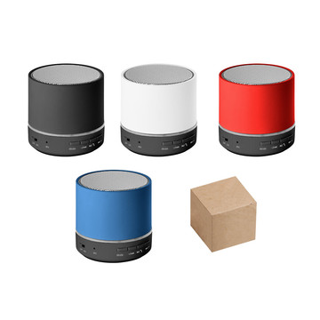 RE-PEREY. Altoparlante portatile da 3W con autonomia di 4h30m in ABS riciclato (100% rABS) - RE-PEREY. Altoparlante portatile da 3W con autonomia di 4h30m in ABS riciclato (100% rABS)