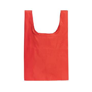 PLAKA. Borsa pieghevole in 210D - 105 - Rosso