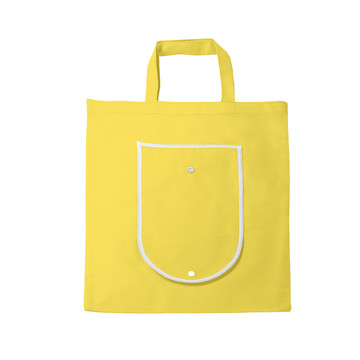 ARLON. Borsa pieghevole in tessuto non tessuto (80 g/m²) - 108 - Giallo