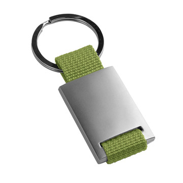 GRIPITCH. Portachiavi in metallo e fettuccia - 119 - Verde chiaro