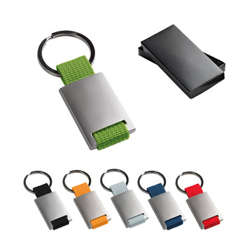 GRIPITCH. Portachiavi in metallo e fettuccia - GRIPITCH. Portachiavi in metallo e fettuccia