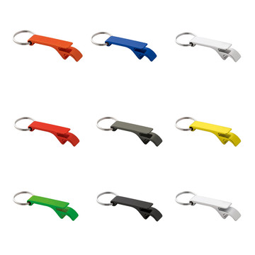 BAITT. Portachiavi in alluminio con apribottiglia