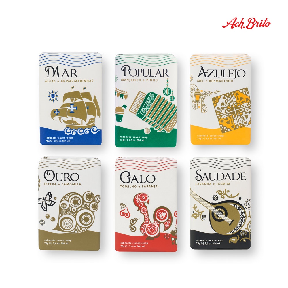 LUSITANOS. Saponette a base di sapone vegetale e arricchiti con olio d'oliva (75 g)
