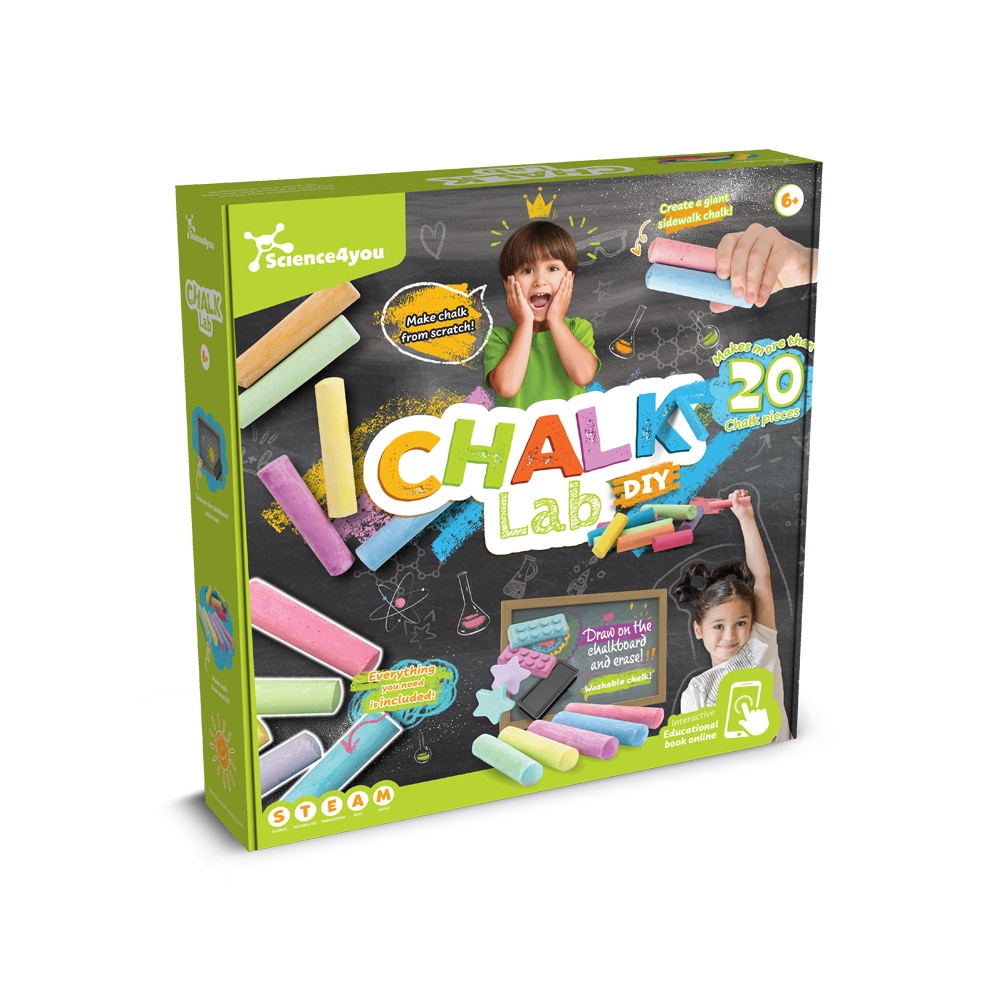 CHALK FACTORY. Fabbrica di gessetti ideale per bambini