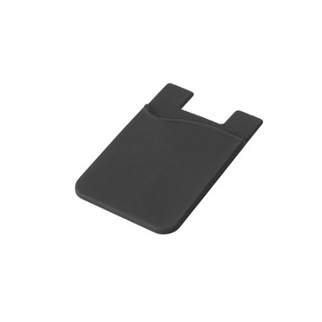 SHELLEY. Portatessere per smartphone in silicone - 103 - Nero
