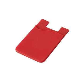 SHELLEY. Portatessere per smartphone in silicone - 105 - Rosso