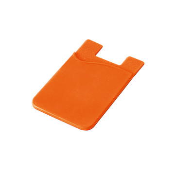 SHELLEY. Portatessere per smartphone in silicone - 128 - Arancione