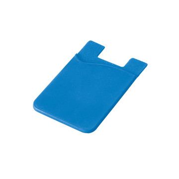 SHELLEY. Portatessere per smartphone in silicone - 124 - Azzurro