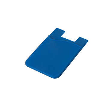 SHELLEY. Portatessere per smartphone in silicone - 114 - Blu reale