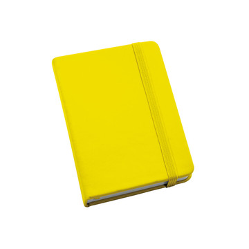 MEYER. Block notes tascabile in PU con pagine lisce - 108 - Giallo